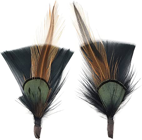 Zucker Feather (TM) - Pheasant-Turkey-Hackle Feather Hat Trims