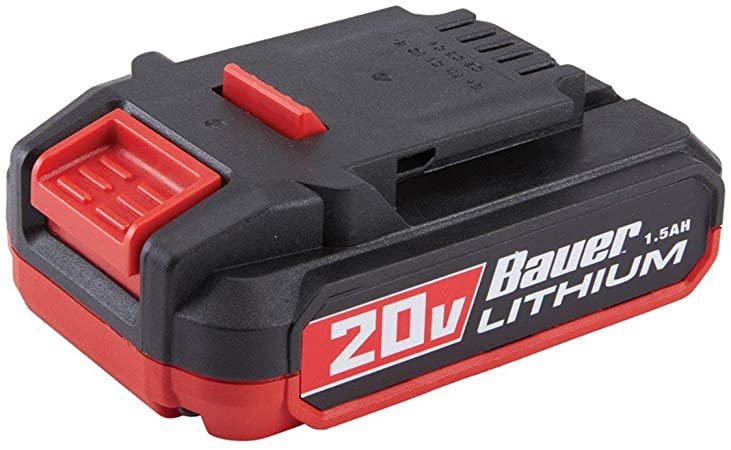 Bauer 1701C-B Hypermax Lithium 1.5Ah Compact Battery, 20 V