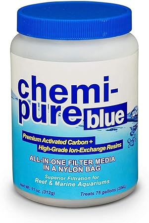 Boyd Enterprises Chemi-Pure Aquarium Filtration Media, 5.5-Ounce, Blue (5.5 oz) - 3 Pack