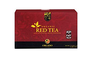 OrGano Gold Red Tea w/Cordyceps and Ganoderma (25 sachets)