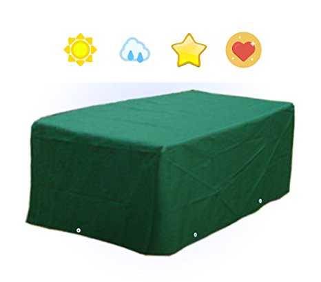 DELUXE Heavy Duty Waterproof Garden Patio Table Cover Outdoor Furniture Protection (L170cm*W94cm*H71cm--WS15T)