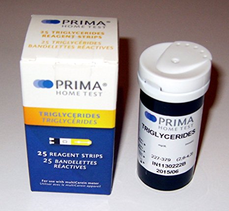 Prima Triglycerides Test Strips (Pack of 25 pcs)