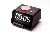 Homtime C1Pro Alarm Clock Bluetooth Speaker Dual Port USB Charging Station Phone Charger Home Dimmable Alarm Clocks for iPhone 55s iPhone 66 iPad iPad mini smart phones and tablets Black