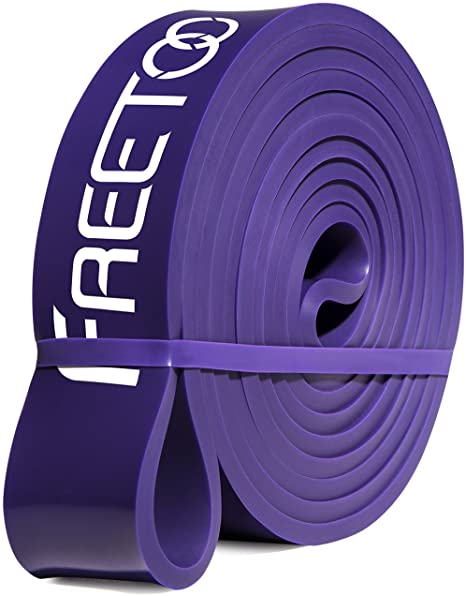 FREETOO Resistance Bands - Pull Up Assist Bands Workout Exercise Bands Stretch Bands 100% Natural Latex Best for Body Stretching,Pilates,Resistance Training,Cross Fitness,Yoga and Home Fitness