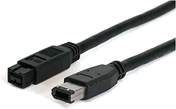 StarTech.com 6 ft IEEE-1394 Firewire Cable 9-6 M/M - IEEE 1394 cable - 6 pin FireWire (M) to FireWire 800 (M) - 6 ft - black - 1394_96_6