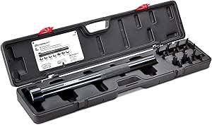 Powerbuilt Inner Tie Rod Kit, Install and Remove Tie Rods, Tool Set Services Vehicles, Trucks, SUVs, Storage Case - 641449