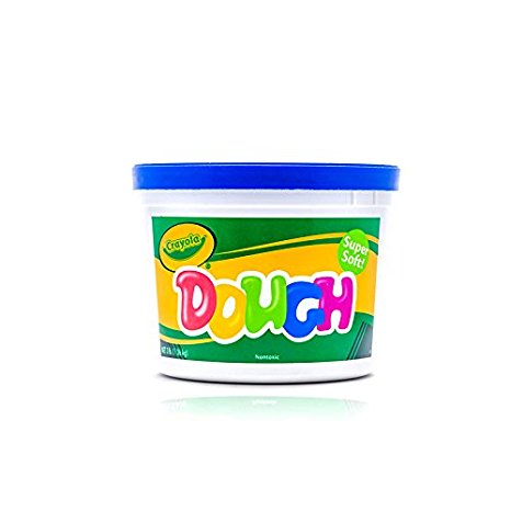 Crayola Dough, Blue, 3lb Bucket, Crumble Free, Great for Sculpting School Projects, Arts & Crafts