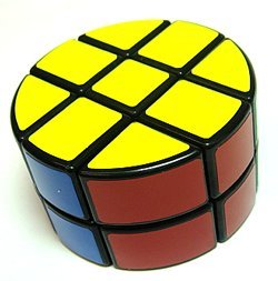 Lanlan 2 x 3 x 3 Pie-shape Round Column Speed Cube Black Puzzle