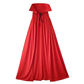 54" Fully Lined Deluxe Red Cape ~ Halloween Costume Accessories (STC11510-54)