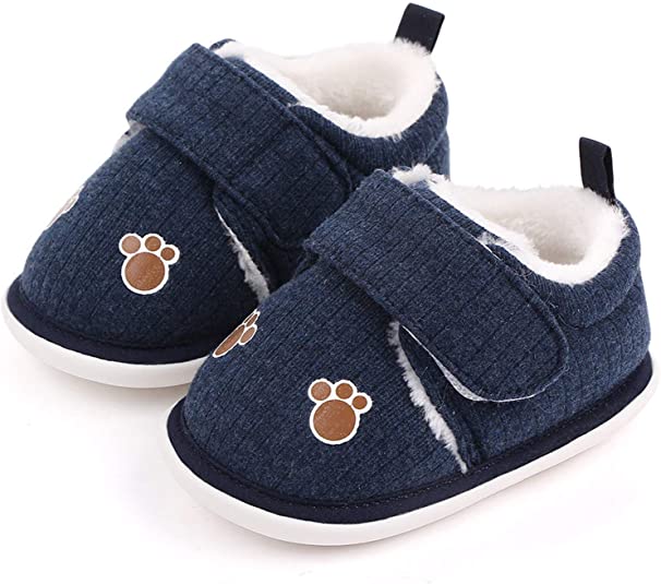 FEETCITY Baby Shoes Boys Girls First Walkers Sock Top Slippers Infant Sneakers Crib Shoes