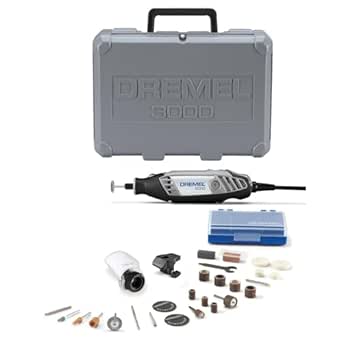 Dremel 3000-2/25-P - Variable Speed Rotary Tool Kit - 2 Attachments & 25 Accessories - Ideal kit for DIY