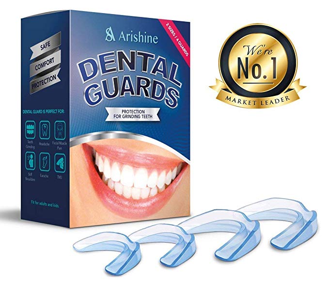 Mouth Guard for Teeth Grinding, Professional Dental Guard and Sleep Aid Custom Fit Night Dental Guard with Case for Sleeping