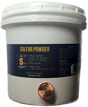 Vapor Lock QUART - Sulfur Powder - Very Fine - Premium, 32 oz - 2 Pounds