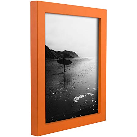 Craig Frames 140649 16 by 20-Inch Picture Frame, Solid Wood, Smooth Finish.875-Inch Wide, Orange