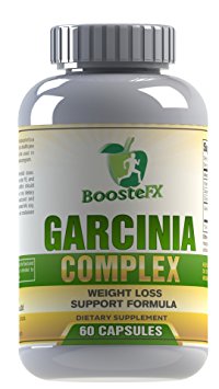BoosteFX Pure Blend Garcinia Cambogia Complex - With Garcinia & Chromium Picolinate - For Weight Loss, Improved Metabolism & Blood Sugar Control - Buy Now! (60 Capsules)