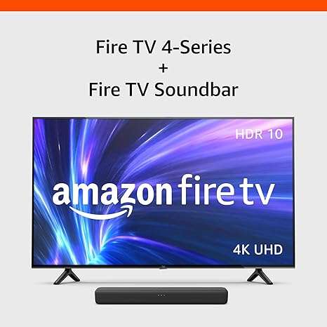 Amazon Fire TV 4-Series 55" with Fire TV Soundbar