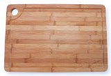 Culina Extra Large Thick Bamboo Cutting Board - 18x12 with Drip Groove