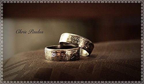 His & Hers State Quarter Coin Ring Set