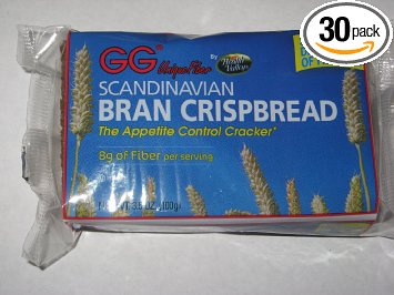 GG Bran Crispbread, 3.5-Ounce Boxes (Pack of 30)