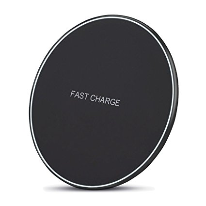 Fast Wireless Charger, [Ultra-Thin] Pictek 10W QI Wireless Charging Pad, Wireless Charger with Breathing Light for iphone 8/8s/x, Samsung S8/S8 Plus/S7/S7 Edge/S6 Edge Plus/Note5 and other Qi Devices