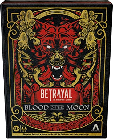 Hasbro Gaming Betrayal The Werewolf's Journey Blood on The Moon Tabletop Board Game Expansion, Ages 12 , Requires Betrayal at House on The Hill 3rd Edition to Play