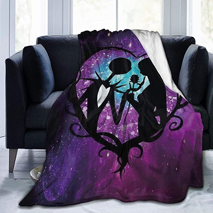 Stockdale Nightmare Before Christmas Blanket Soft Flannel Blankets 60x50 in