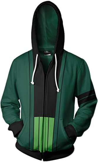 UU-Style One Piece Roronoa Zoro Cosplay Costume Jolly Rogers Hoodies Sweater Unisex