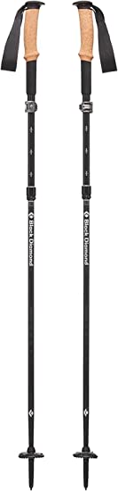 Black Diamond Unisex Alpine Flz Trekking Poles, Black,