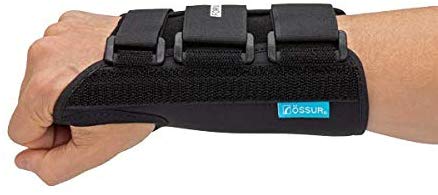 Ossur Formfit Wrist & Forearm for Treatment of Tendonitis - Wrist Immobilization, Breathable Material, Contact Closure Straps & Customizable Stays (XLarge - Right - 10" Version)