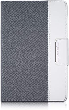 Thankscase Case for Galaxy Tab S6 10.5", Rotating Stand Case Cover Build-in Wallet Pocket, Hand Strap, Smart Cover for Galaxy Tab S6 10.5 Inch Model SM-T860/T865 /T867 2019 Release (Grey Weave)