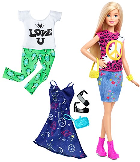 Barbie Fashionistas Doll & Fashions Peace & Love, Blonde