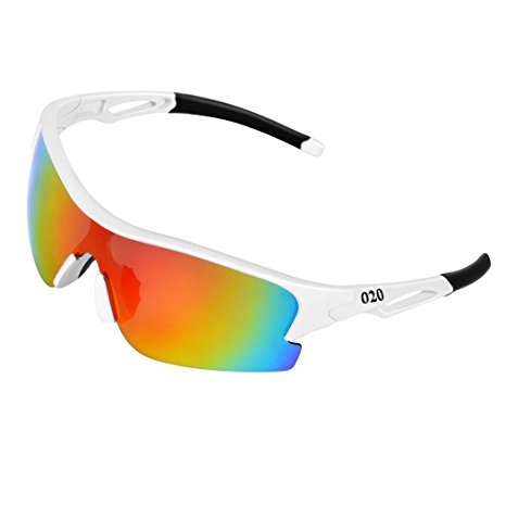 O2O Polarized Sports Sunglasses for Men Women Biking Driving Golf Durable Frame
