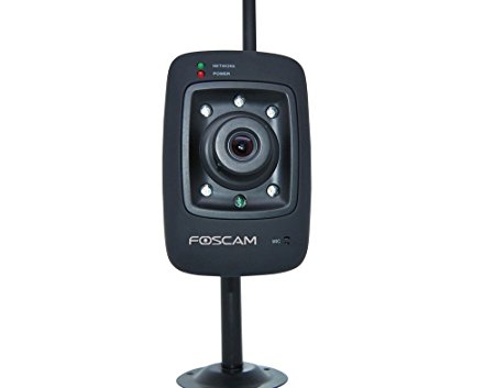 Foscam FI8909W-NA Wireless/Wired IP/Network Camera with 7 Meter Night Vision and 3.6mm Lens (67 Viewing Angle)