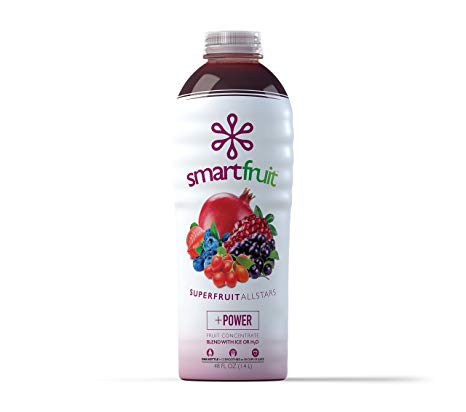 Smartfruit Superfruit All-Stars, 100% Real Fruit Smoothie Mix, No Added Sugar, Non-GMO, No Additives, Vegan, Family Pack 48 Fl. Oz (Pack of 1)