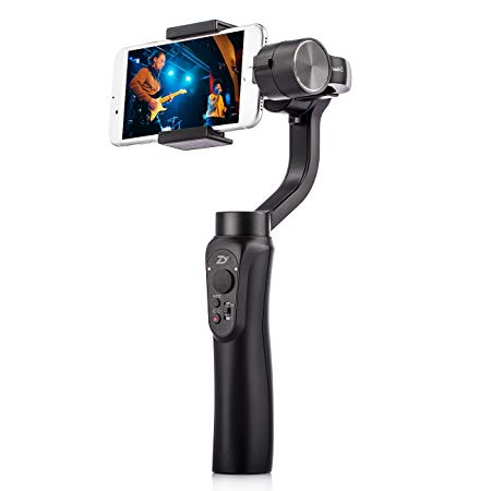 ZHIYUN Smooth Q 3-Axis Handheld Stabilizer for Smartphone like iPhone 7 Plus 6 Plus Samsung Galaxy S7 S6 S5 Vertical Shooting Panorama Mode Color Black