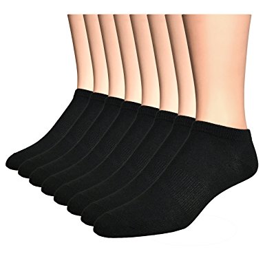 AirStep Men's Athletic No Show Socks Arch Support - 8 Pack