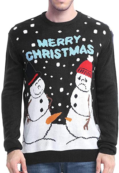 *daisysboutique* Men's Holiday Reindeer Snowman Santa Snowflakes Sweater