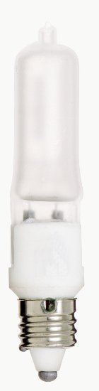 Satco S1916 120V 100-Watt T4 E11 Base Light Bulb, Frosted