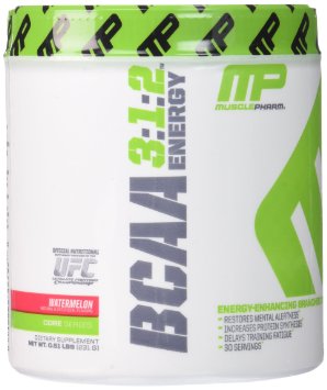 Muscle Pharm BCAA Energy Powder, Watermelon, 0.51 Pound