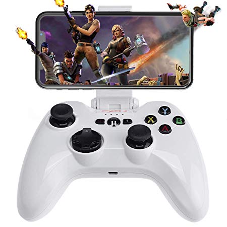 [MFi Certified] iOS Wireless Mobile Game Controller, Megadream Gampad Joystick Support for iPhone Xs, XR X, 8 Plus, 8, 7 Plus, 7 6S 6 5S 5, iPad, iPad Pro Air Mini, Apple TV - Direct Play