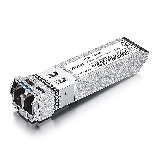 10Gtek 10GBase-LR Lite SFP  IR Transceiver, 10G 1310nm SMF Fiber Optic Module, 1.4km, for Cisco SFP-10G-LRM2, Fortinet, Meraki, Ubiquiti UniFi, Netgear AXM764, Supermicro, TP-Link, Broadcom and More