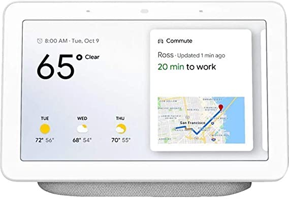 Google Assistant Vocal Nest Hub Galet