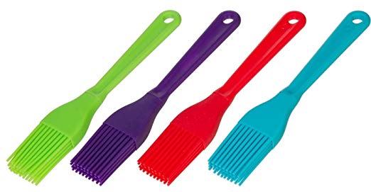 Mini Basting Brush, Made From Flexible Silicone (Assorted) (6.5" H x 1" W x 0.5" D)