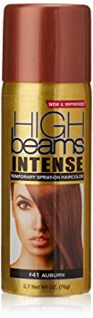 high beams Intense Temporary Spray on Hair Color, Auburn, 2.7 Ounce