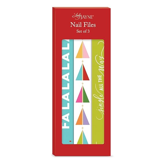 Geo Trees Holiday Nail File Set of 3 (60083)