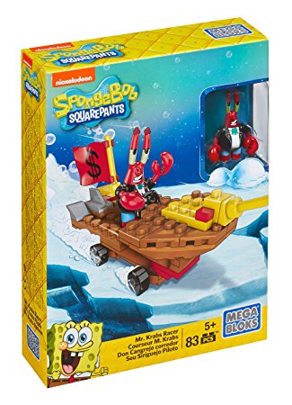 Mega Bloks SpongeBob SquarePants Mr. Krabs Racer Playset