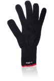 HSI Professional Heat Resistant Glove for Curling and flat iron Black and red