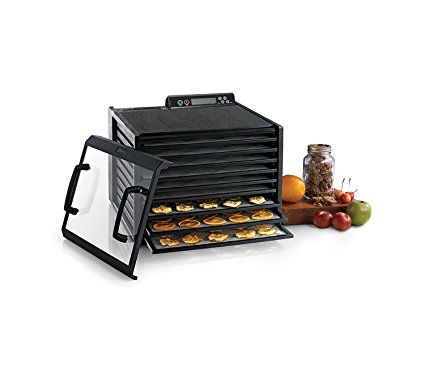 Excalibur 3948CDB 9 Tray Food Dehydrator with Digital Controller and Timer, Black