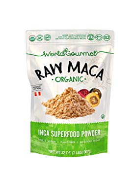 World Gourmet Organic Raw Maca Powder 2lbs