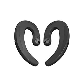 Leegoal Bluetooth Headphones Non Ear Plug, 2018 New True Wireless Earbuds Noise Cancelling Handsfree Headset with Microphone for for iPhone and Android Smart Phones